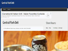 Tablet Screenshot of centralparkdeliva.com